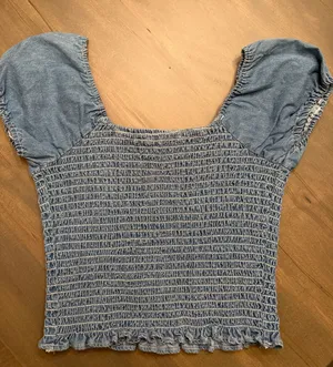 denim crop top Blue Size M thumbnail 1
