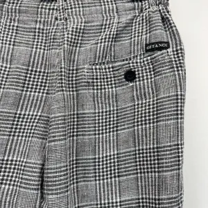 Gitano Plaid Pants 80s Sz 16 Waist 30” To 34” Grunge Academic Paperbag Baggy thumbnail 8
