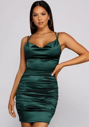 Windsor Emerald Green Homecoming Dress thumbnail 2