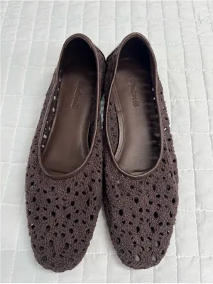 Madewell The Mylie Ballet Flat in Espresso Bean Brown Size 8 NWOB thumbnail 8