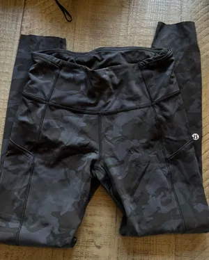 Lululemon Black Camo High-Rise Leggings thumbnail 1