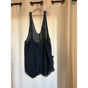 Free People We The Free High Roller Shortall Romper Size Large thumbnail 3