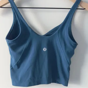 Lululemon Align Tank in Blue Borealis sleeveless Top stretch Cropped Athletic 2 thumbnail 6