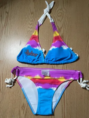 New Hooters vintage 2Pc Bikini Swimsuit size Small thumbnail 1