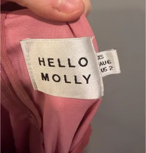 Hello Molly Satin Looking Cute Halter Neck Asymmetrical Skirt Mini Dress Rose thumbnail 8
