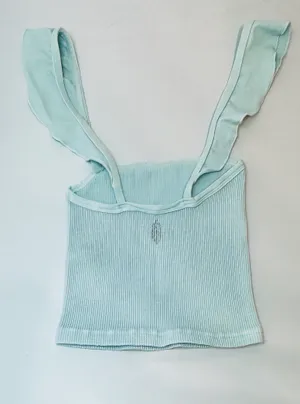 FP Movement by Happiness Runs Flirty Crop Tank - Iced Mint - XS/S thumbnail 5