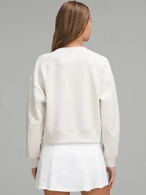 *Flawed* Lululemon Softstreme Perfectly Oversized Cropped Crew Size 10 thumbnail 2