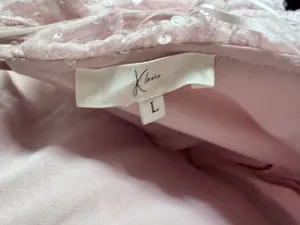 Hello Molly Pink Sequin Tiered Mini Dress thumbnail 4