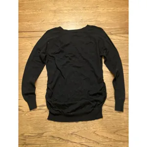 Motherhood Maternity Women's Black Solid Knit Scoop Neck Pullover Sweater M thumbnail 3