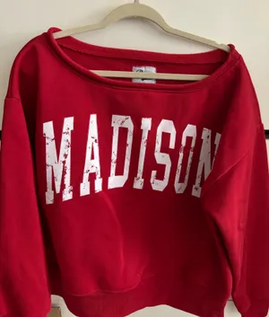 Wisconsin crewneck Red Size L thumbnail 1