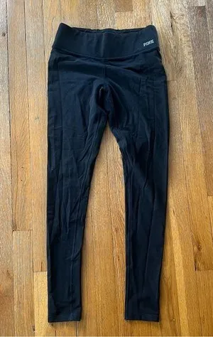 VS PINK black leggings size S thumbnail 1