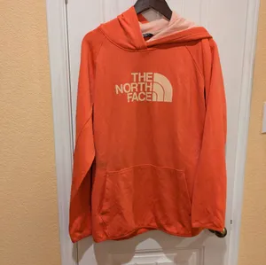 North Face Hoodie Pink Salmon Women’s size XXL thumbnail 6
