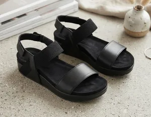 Pierre Dumas Black Women's Strap Sandals thumbnail 1