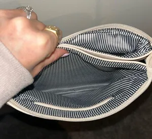 Cream Crossbody Purse Tan thumbnail 3