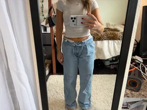 BDG Light Blue Baggy Denim Jeans thumbnail 9