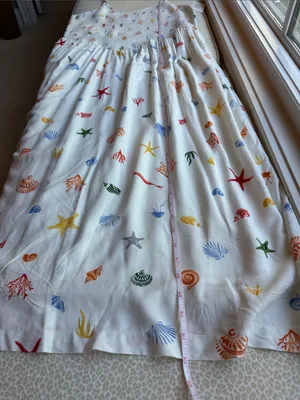 NWT a new day Off White Maxi Dress with Colorful Sea Life Print size XXL thumbnail 10