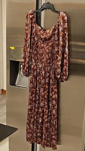 💕ASTR💕 Arlette Floral Sweetheart Long Sleeve Maxi Dress Floral Print Small NWT thumbnail 12