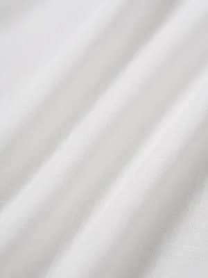Berlook White Plunging Ruched Beach Dress thumbnail 6