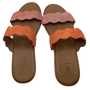 Frye Mira Wave suede slides Orange Terracotta Size 7.5 thumbnail 7