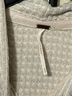 Free People Cropped Knit Top size XS mock neck thumbnail 5