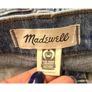 Madewell The '90s Straight Jean rondell wash Women's sz. 28 thumbnail 6