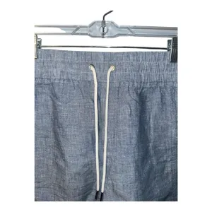 Athleta Cabo Blue Linen Shorts,‎ Size 24 thumbnail 4