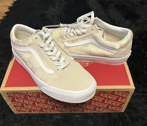 VANS off the wall old skool checkerboard satin suede lace up shoes sneakers 8 thumbnail 1