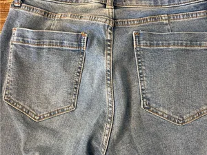 We The Free Aster Straight Leg Jeans Womens 28 Short Blue Excellent Raw Hem thumbnail 5