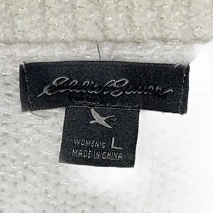 NWOT Eddie Bauer Womens Sweater Size Large Cream‎ thumbnail 2