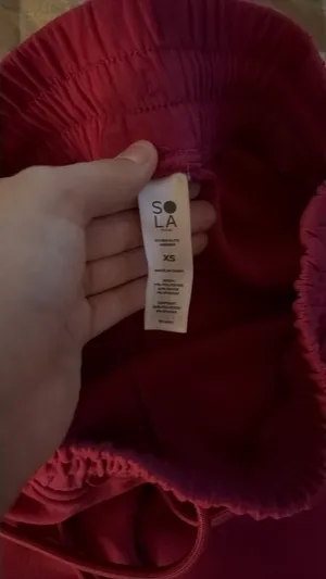 SOLA Sweatpants Red Size XS thumbnail 3