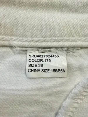 Abercrombie & Fitch Harper Low Rise Super Skinny Denim Jeans 26 White Stretch thumbnail 4