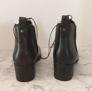 Black Ankle Boots, Size 7 1/2 thumbnail 4