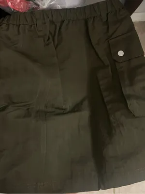 NWT Women's Cargo Mini Skirt - Future Collective Dark Olive Green Large thumbnail 5