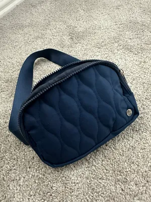 Navy blue belt bag thumbnail 1
