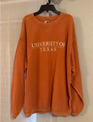 University of Texas sweatshirt Orange Size M thumbnail 1