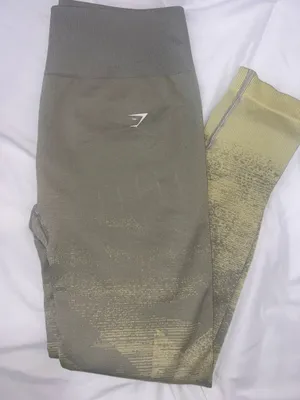 Gymshark Seamless Leggings Camo Green Adapt thumbnail 3