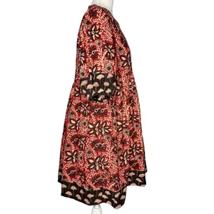 Clara The Label Mini Dress M Cotton Babydoll Lined Boho Peasant Victoria Dunn thumbnail 5