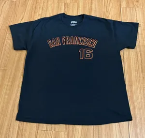 CSA San Francisco Giants Devers 16 XL Black Shirt Baseball Fan Apparel thumbnail 2