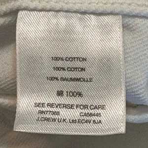 J. Crew Classic White Jean Jacket size Small 100%cotton sold out online thumbnail 7