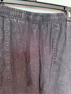 Zenana Outfitters Black Wide-Leg Lounge Pants thumbnail 6