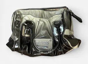 Y2K 2000s Guess black & gray handbag thumbnail 1