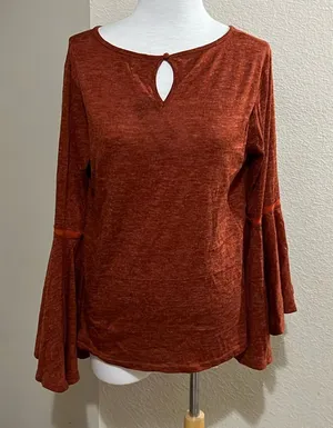 NWT Miss Me western been sleeves Blouse size S thumbnail 1