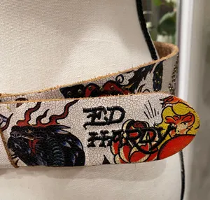 Ed Hardy Tattoo Studded Rose Belt thumbnail 2