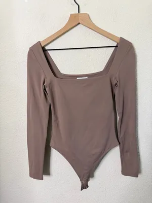 Aritzia Babaton Original Contour Headway Squareneck Bodysuit Womens Size‎ S thumbnail 3