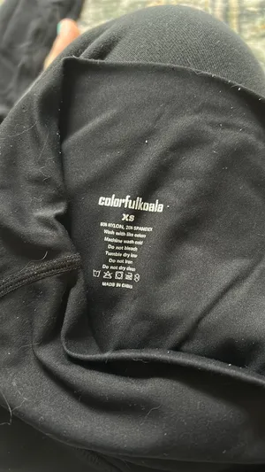 Colorfulkoala black leggings thumbnail 3
