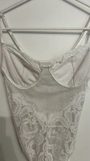 Amazon White Lace Bodysuit thumbnail 2