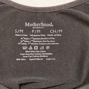 Motherhood Maternity Black Ruched Tank Top Size S/M Stretch Nylon Spandex thumbnail 3