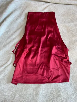 SheIn Maroon Halter High Neck Open Back Tank thumbnail 4
