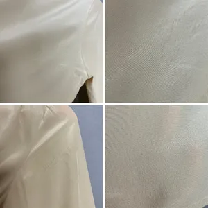Vintage Nordstrom Silk‎ Blouse Cream Women Button-Up Long Sleeve Top Hong Kong thumbnail 16