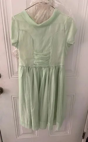 Vintage 1970’s Dress Green thumbnail 1